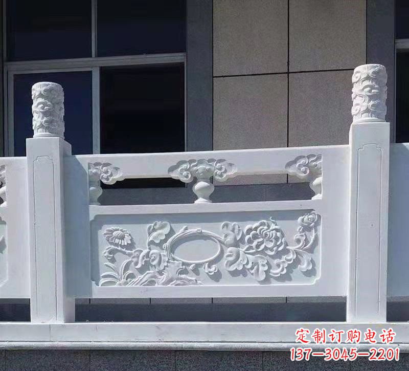 福建汉白玉走廊栏板雕塑