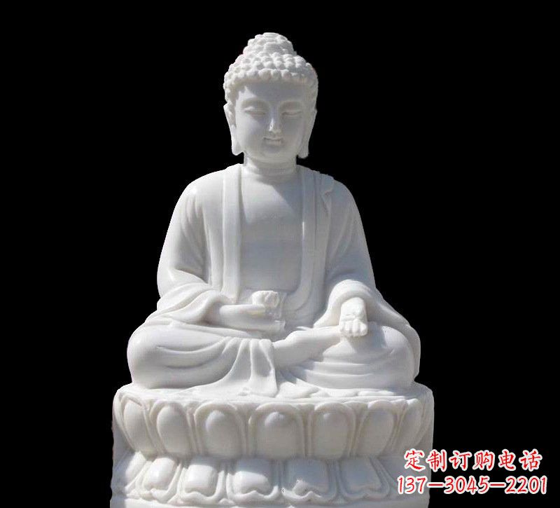 福建高品质汉白玉如来雕塑