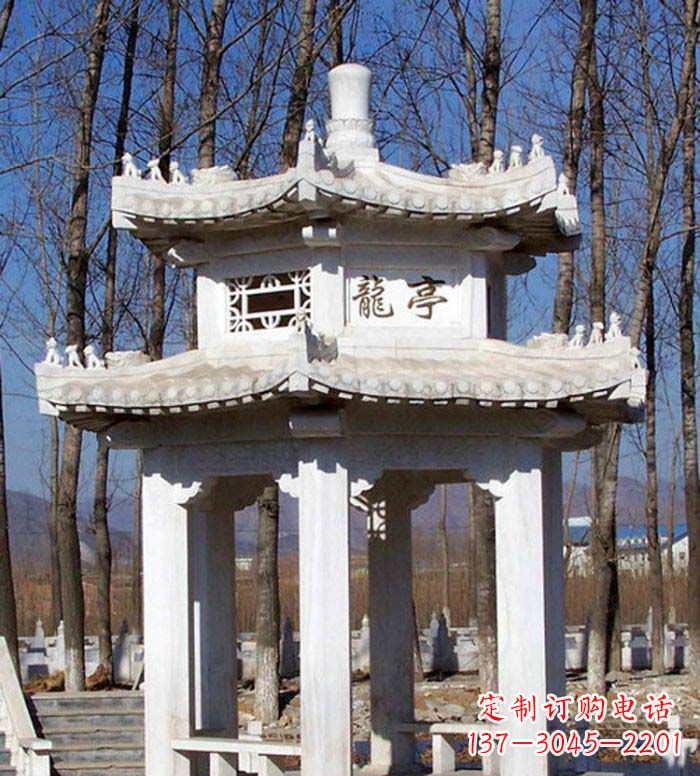 福建合肥双层石雕凉亭
