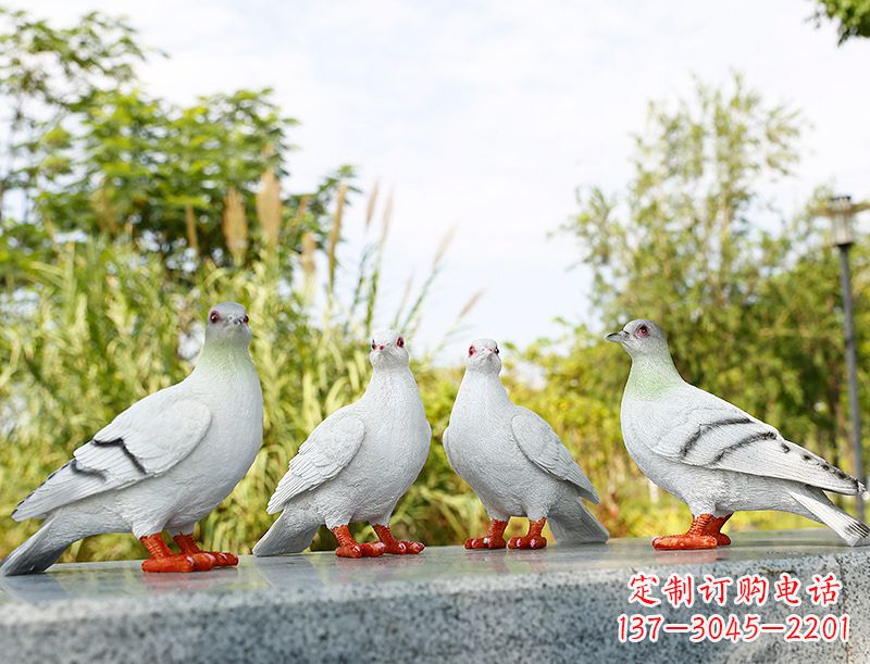 福建中领雕塑-象征和平的标志之鸽