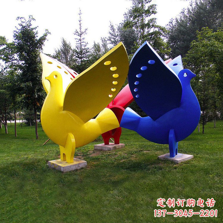 福建象征和平的和平鸽雕塑