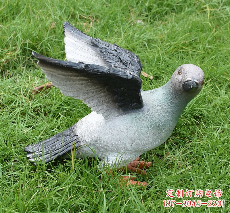 福建和平鸽与橄榄叶雕塑