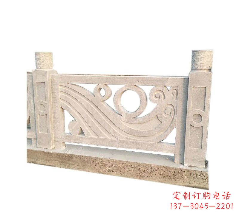福建精美石栏板雕塑,点缀河边桥梁的美丽