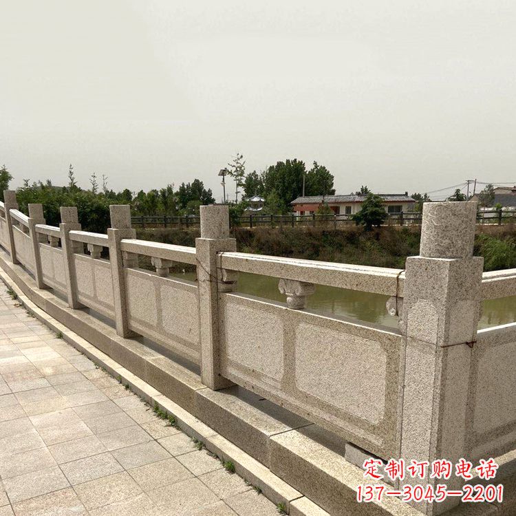 福建中领雕塑河道石栏板雕塑:定制精美绝伦