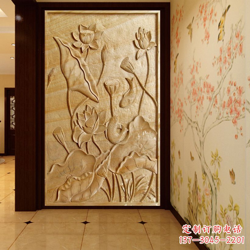 福建精美绝伦的荷花雕塑
