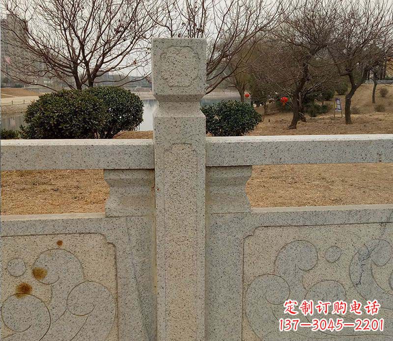 福建户外大理石栏板石雕 (2)