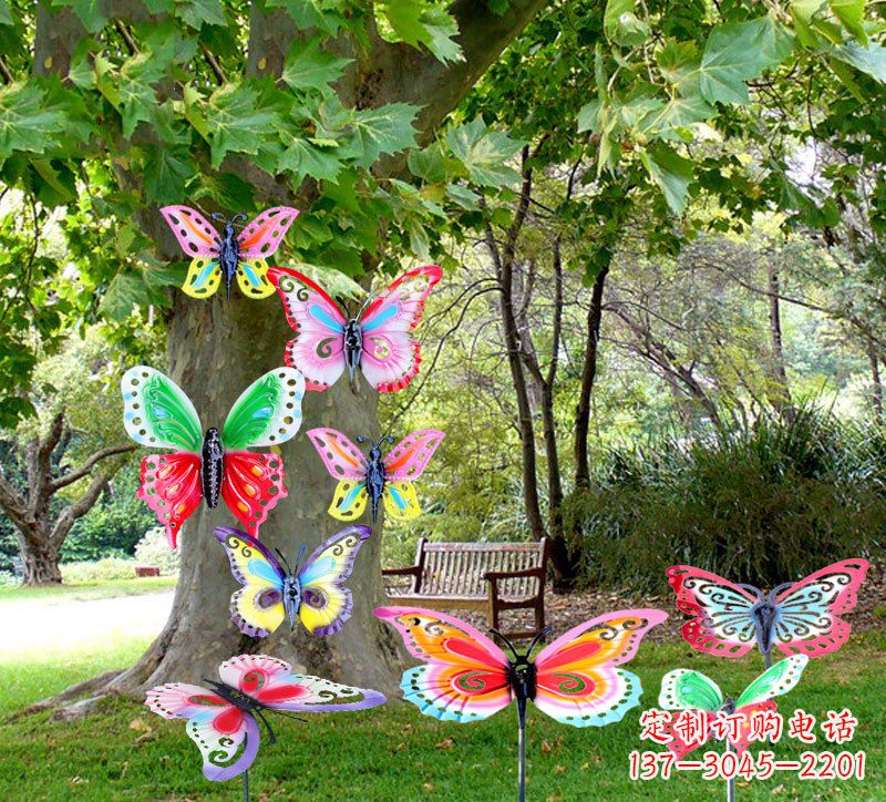 福建缤纷色彩的蝴蝶插挂件