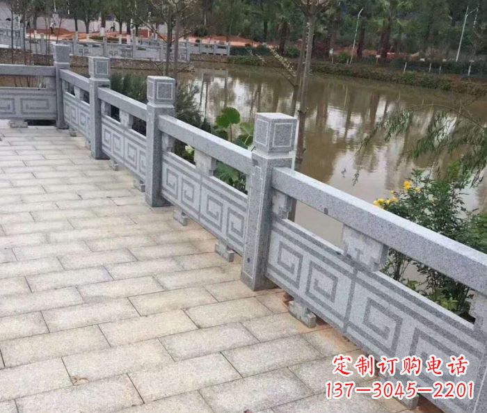 福建中领雕塑护城河建筑石雕栏板