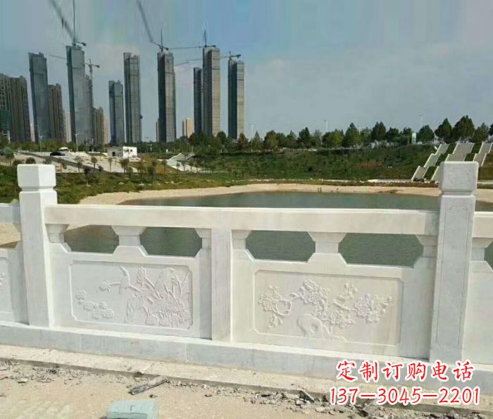 福建护城河建筑石雕栏板,精美绝伦