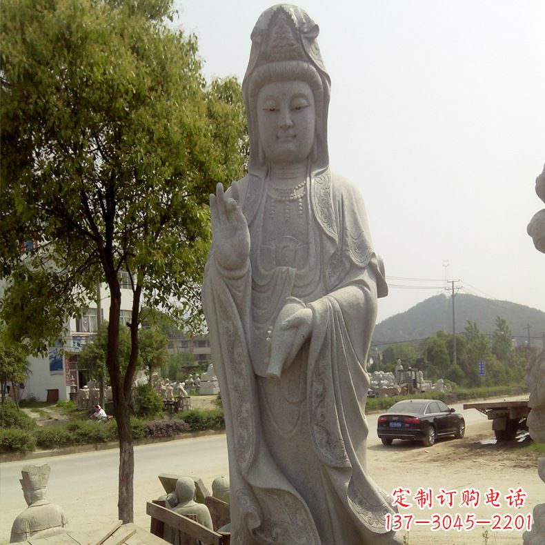 福建中领雕塑定制--品质观音菩萨石雕