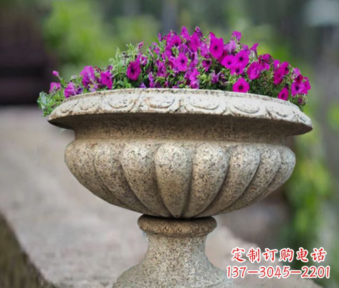 福建专业的花岗岩花盆石雕
