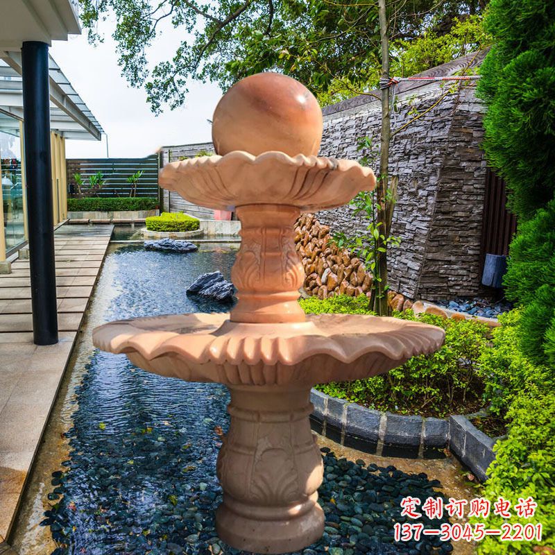 福建花岗岩石风水球雕塑