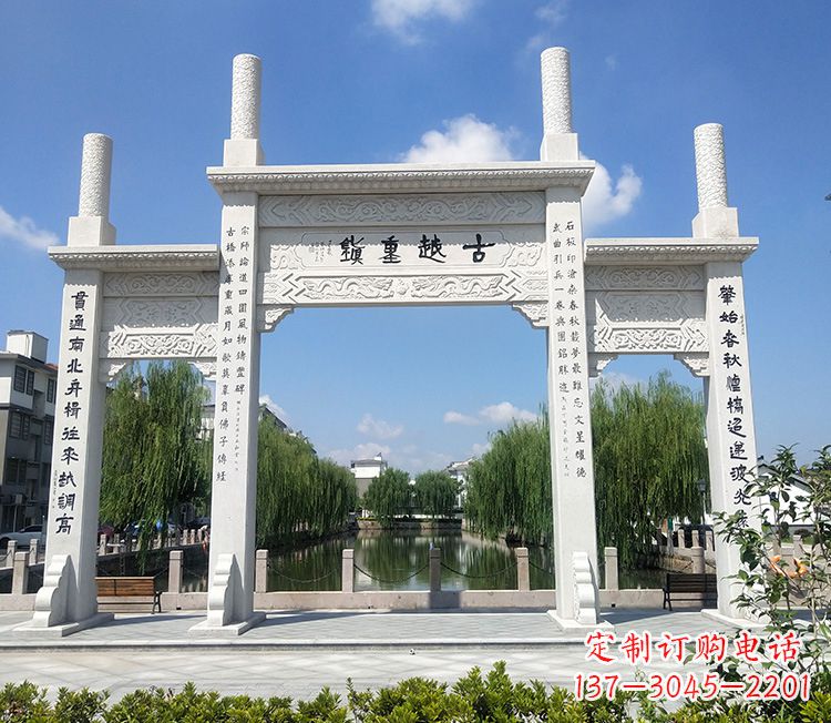 福建华伟石雕牌坊,顶尖定制雕塑