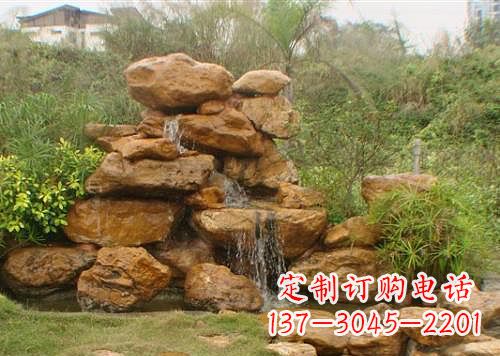 福建黄蜡石假山雕塑,古典美感与精细工艺的完美结合