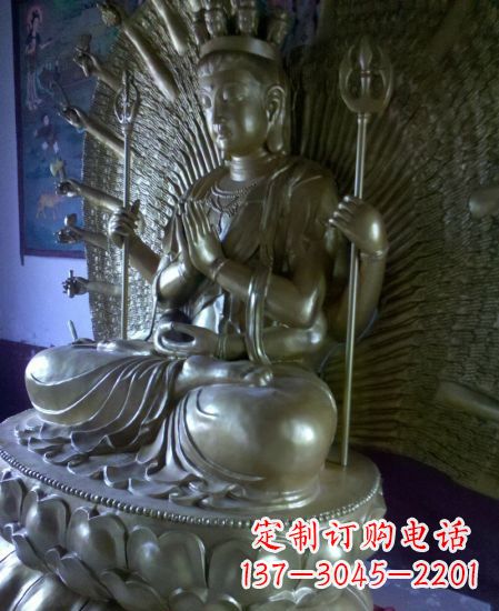 福建中领雕塑:高质量黄铜佛像雕塑