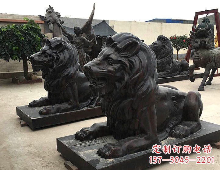 福建汇丰铸铜狮子