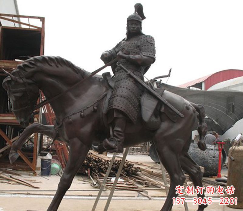 福建将军骑马铜雕,聚焦古典品质