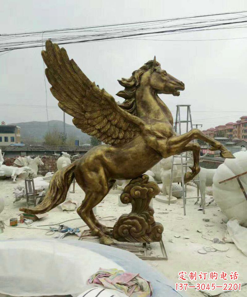 福建祥云飞马铜雕,艺术品之美