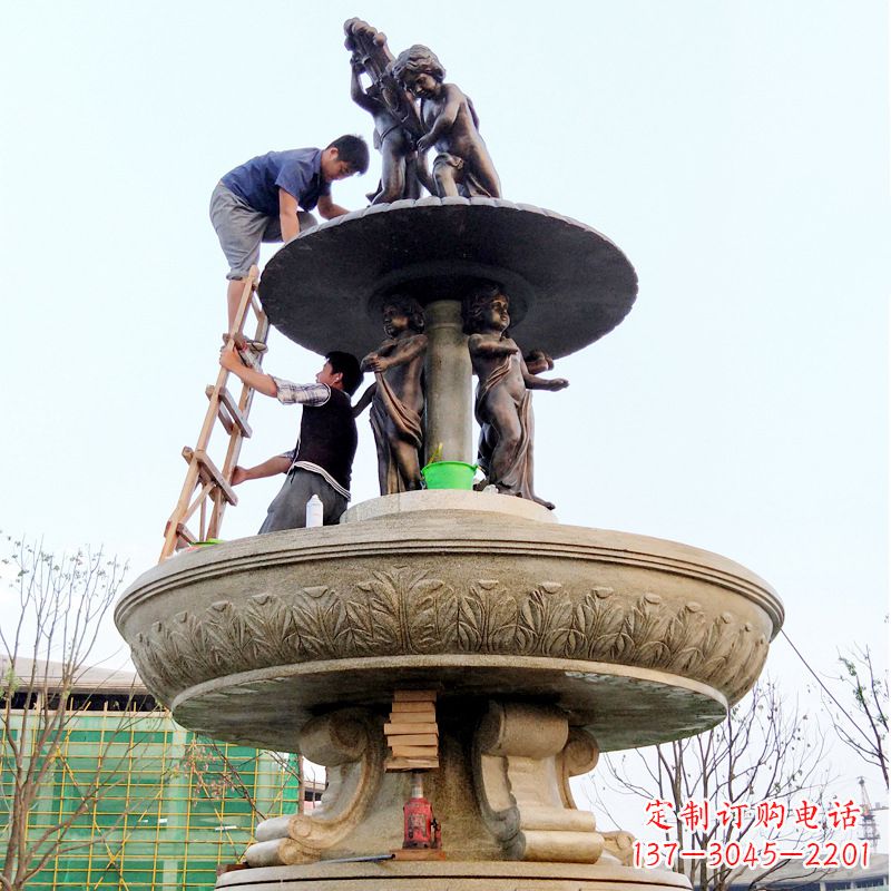 福建金蝉石雕喷泉