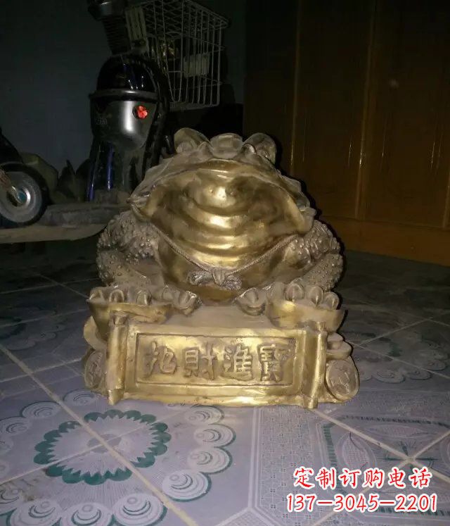 福建金蟾招财进宝动物铜雕