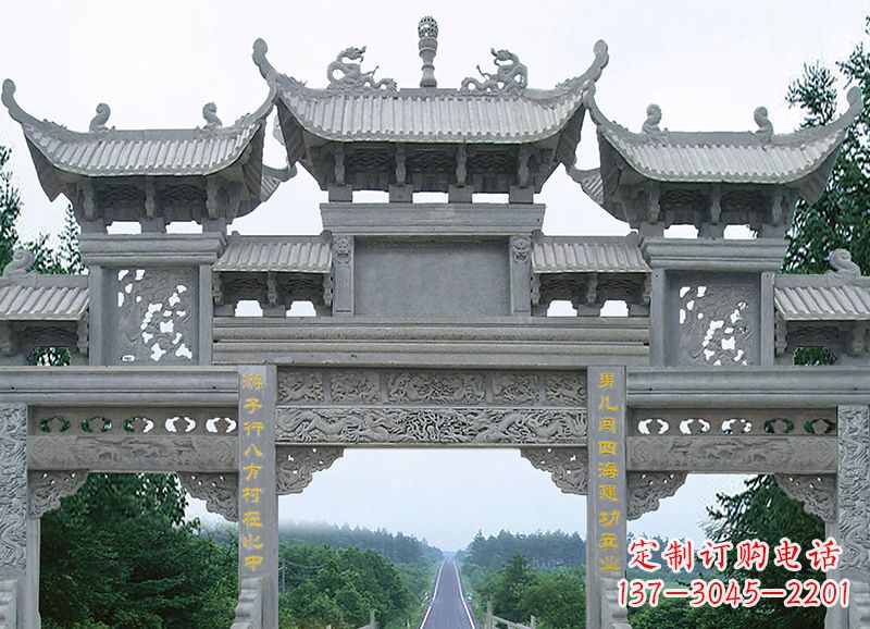 福建追求完美的金昌石雕牌坊雕塑