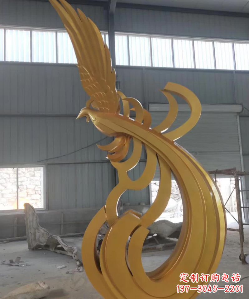 福建金凤凰不锈钢景观雕塑