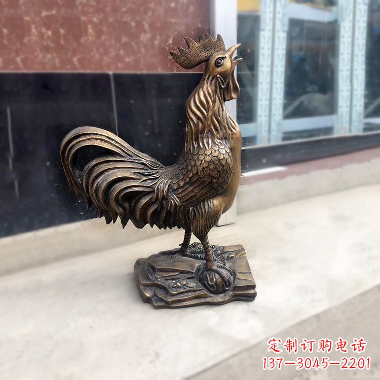 福建中领雕塑出品的精美纯铜动物雕塑,是一款具…