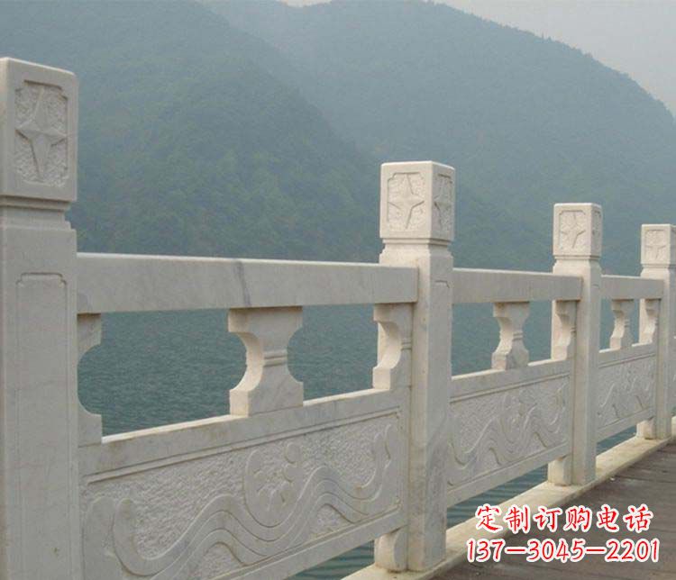 福建中领雕塑:景区大理石栏板石雕