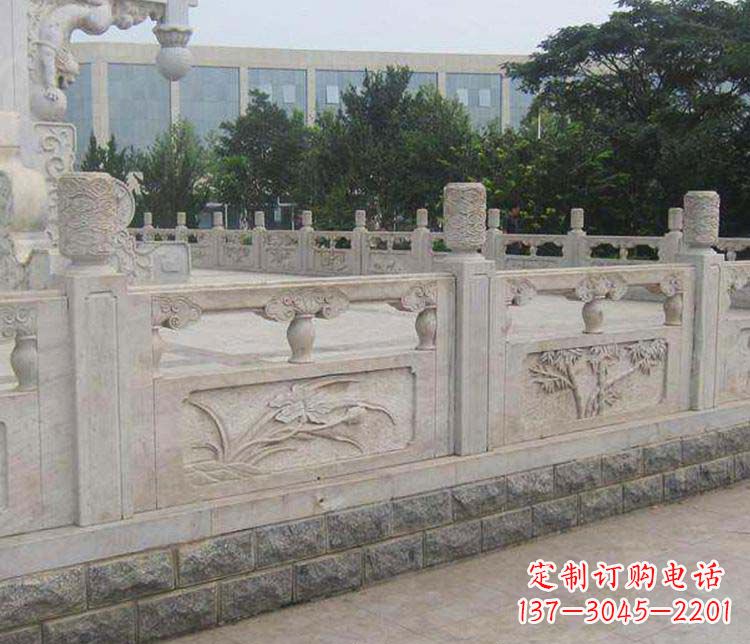 福建中领雕塑:精美石材栏板雕塑