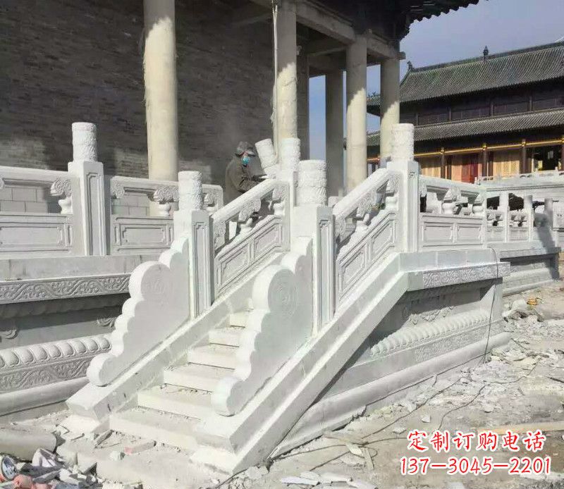 福建大理石栏板石雕,精美绝伦,让建筑锦上添花
