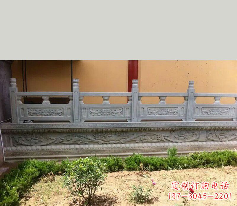 福建尊贵而古典的大理石栏板雕塑
