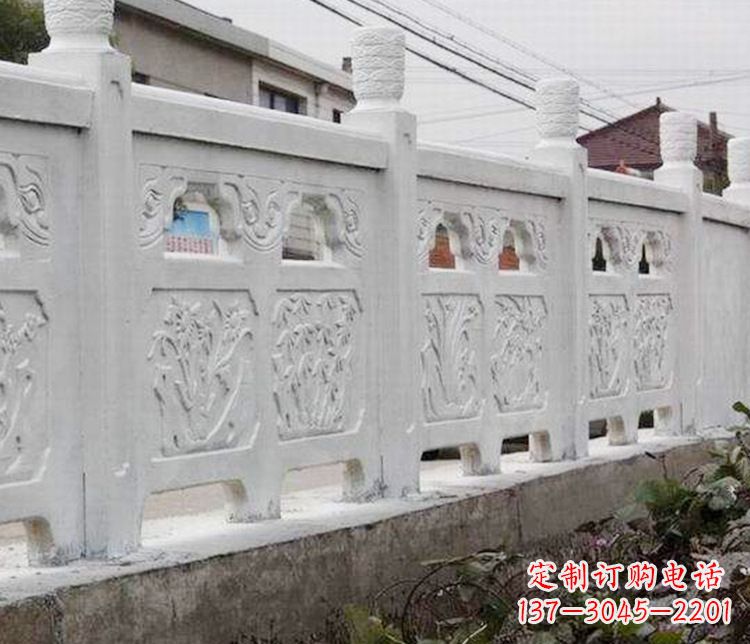 福建优雅大理石栏板雕塑