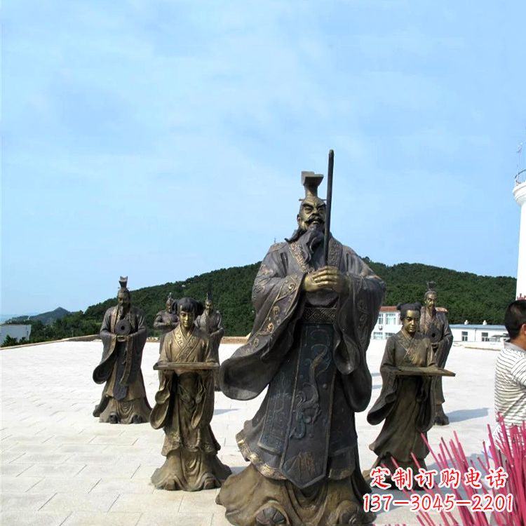 福建中领雕塑——汉武帝刘彻祭天情景雕塑