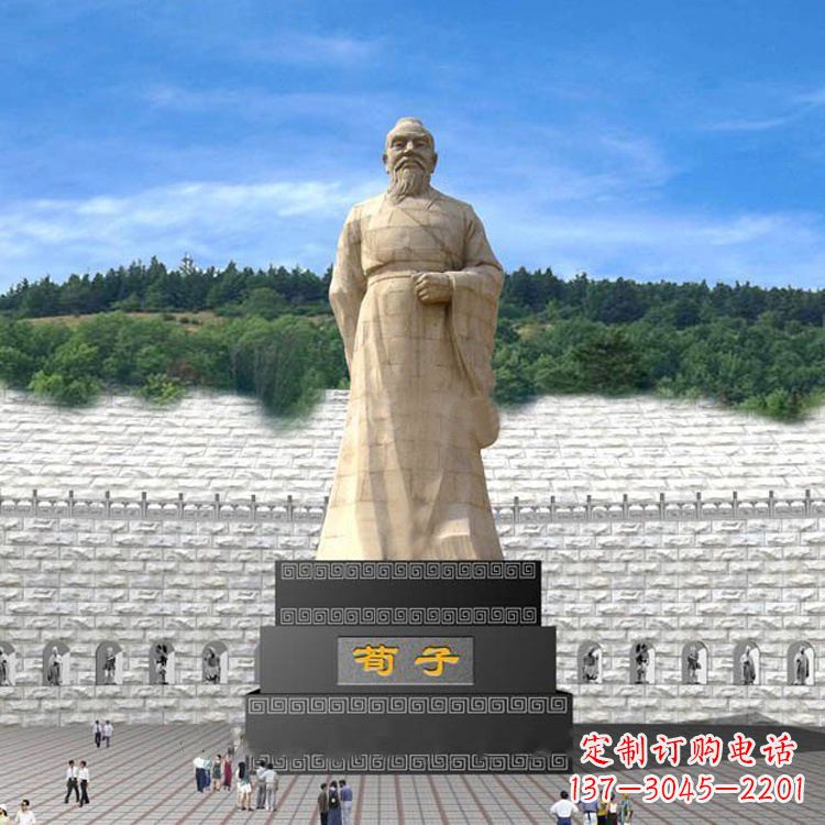 福建荀子大型石雕塑,追求卓越的精致艺术