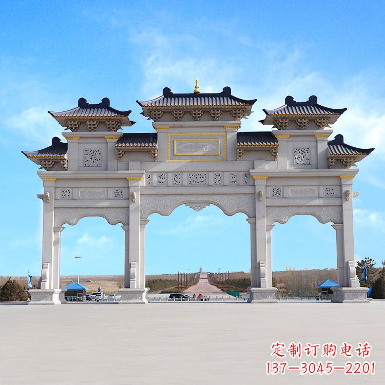 福建牌坊雕塑定制,让您的景点更出彩