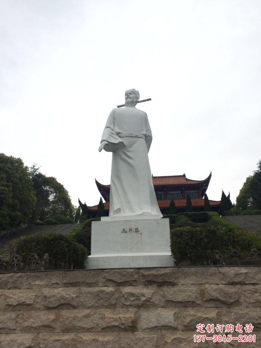 福建景区景点历史名人南宋抗元名臣民族英雄人物汉白玉石雕像