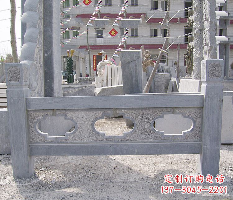 福建仿古栏板石雕——中领雕塑