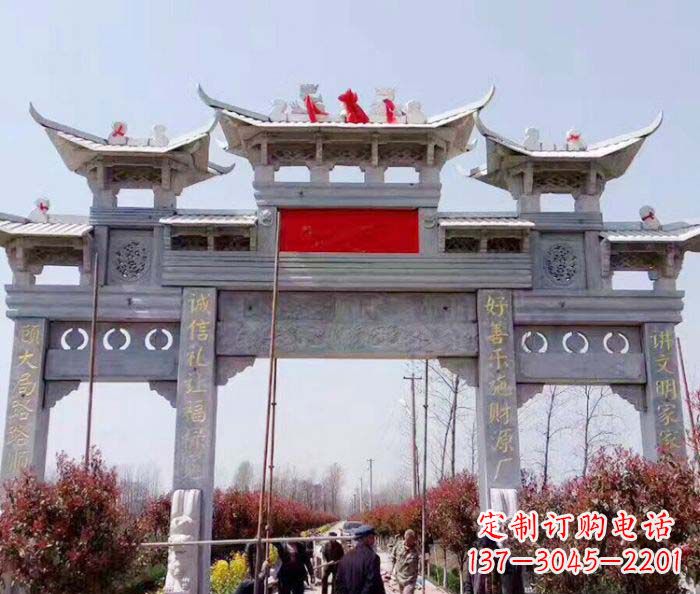 福建传承经典,尊崇古风:牌坊石雕