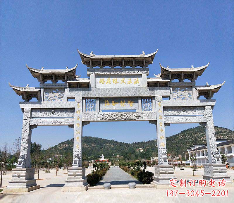 福建无可比拟的三门牌坊石雕