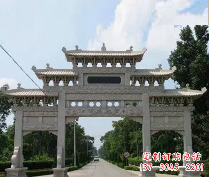 福建高品质牌坊石雕,专为客户量身定制