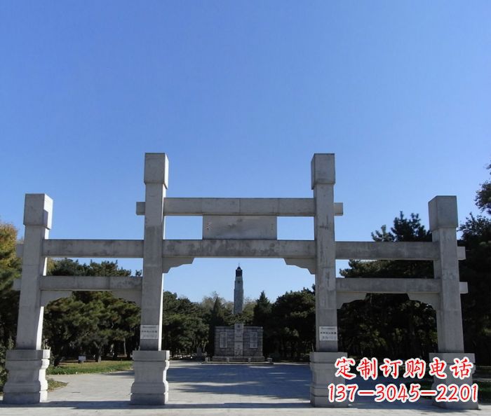 福建中领雕塑石雕牌坊定制