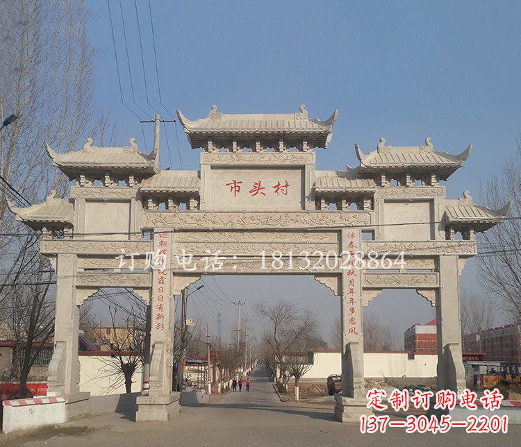 福建景区三门七楼石雕牌坊——精美绝伦的牌坊雕塑