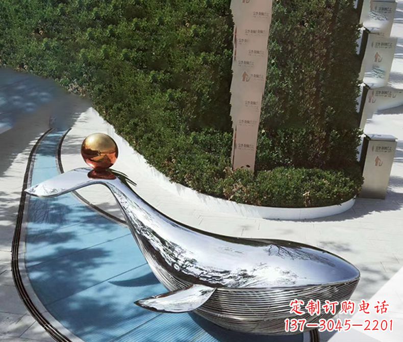 福建镜面不锈钢海豚,一种质感的诠释