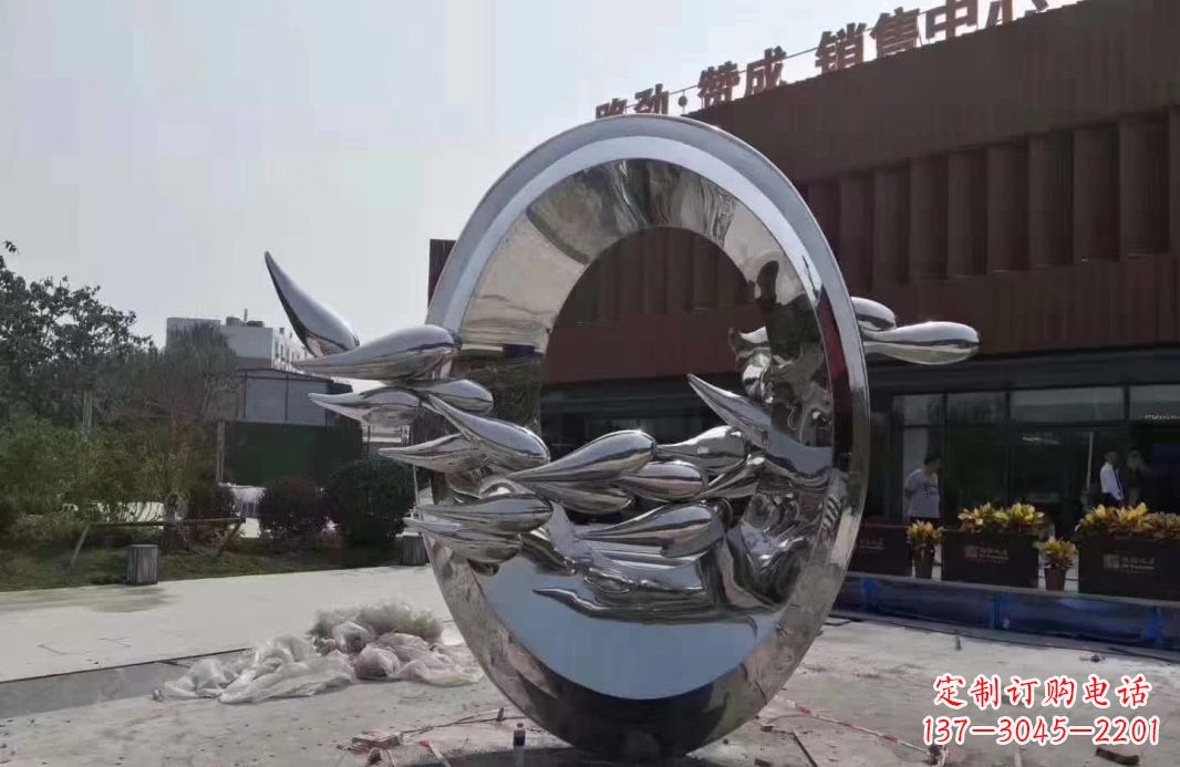 福建艺术级镜面不锈钢龙雕塑