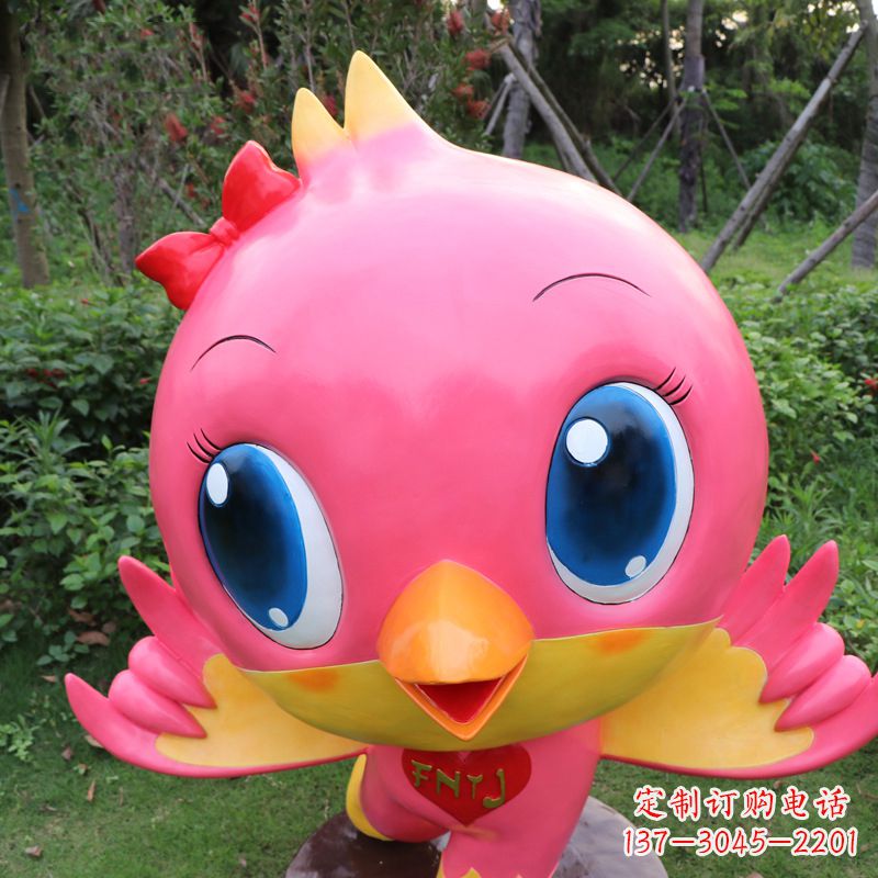 福建中领雕塑精致玻璃鸽子雕塑