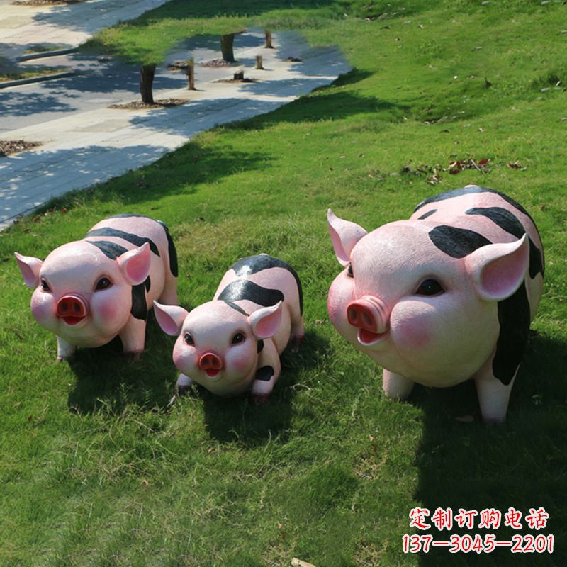 福建全新卡通猪雕塑,为您的家居装饰带来活力
