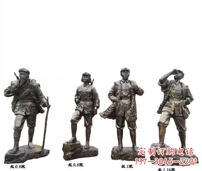 福建专注制作抗战红军青铜雕塑