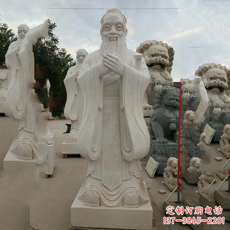 福建弘扬传统文化,尊崇孔子雕塑