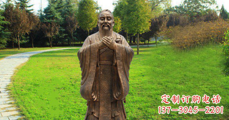 福建传承中国历史文化,具有永恒魅力的孔子公园铜雕