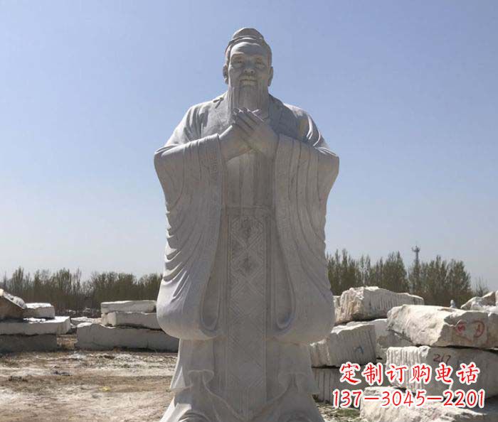 福建孔子古代名人石雕 (3)